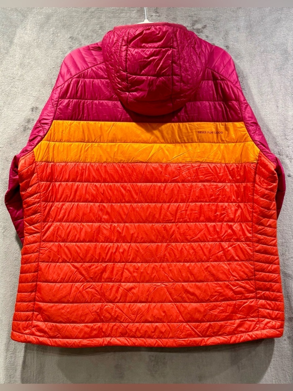 Cotopaxi Women’s Capa Raspberry Insulated Hooded Jacket Size 3X Packable Puffer - Picture 5 of 11